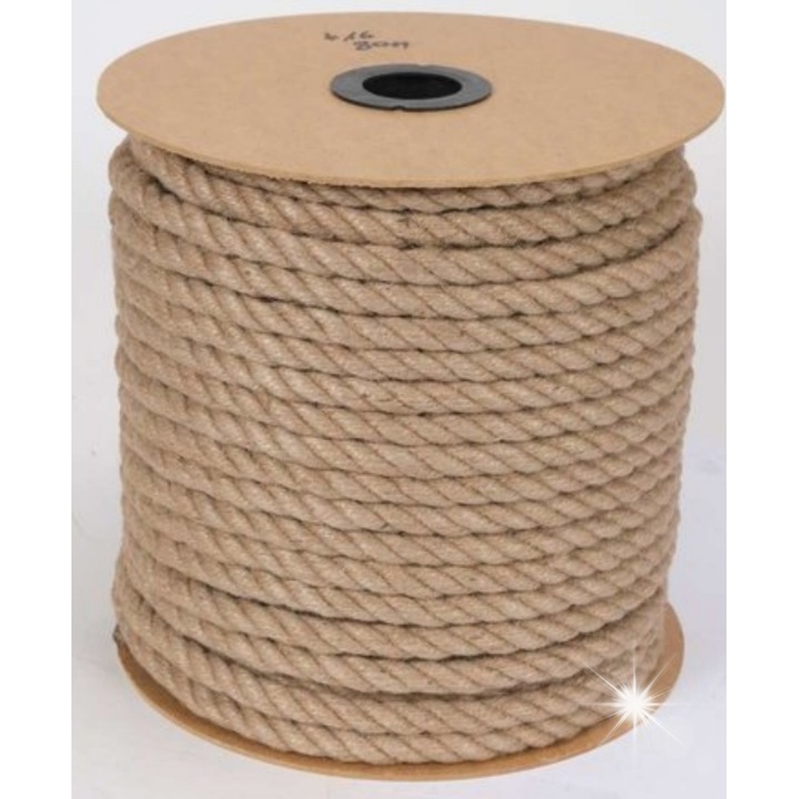 Juta zsineg 12mm 150m készlet, Vorel, 3 szálas, impregnált, 10.2kg