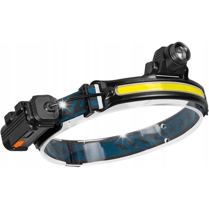 LTC челник, 5W, 2000mAh батерия, сензор за движение, 400lm, IP65