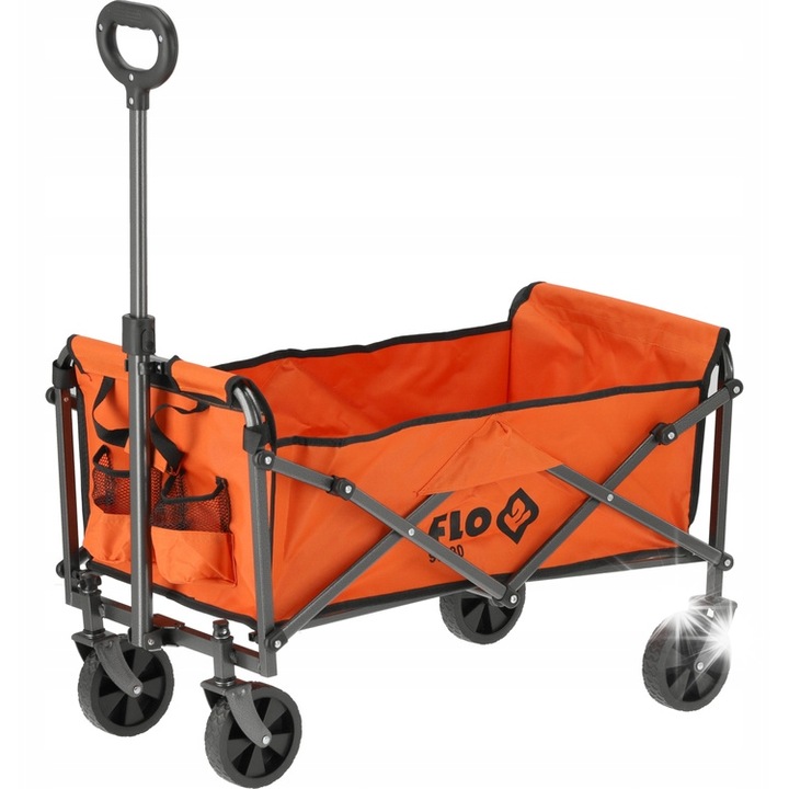 Сгъваема транспортна количка Flo, капацитет 70кг, материал Oxford 600D, размери 75x48x86см