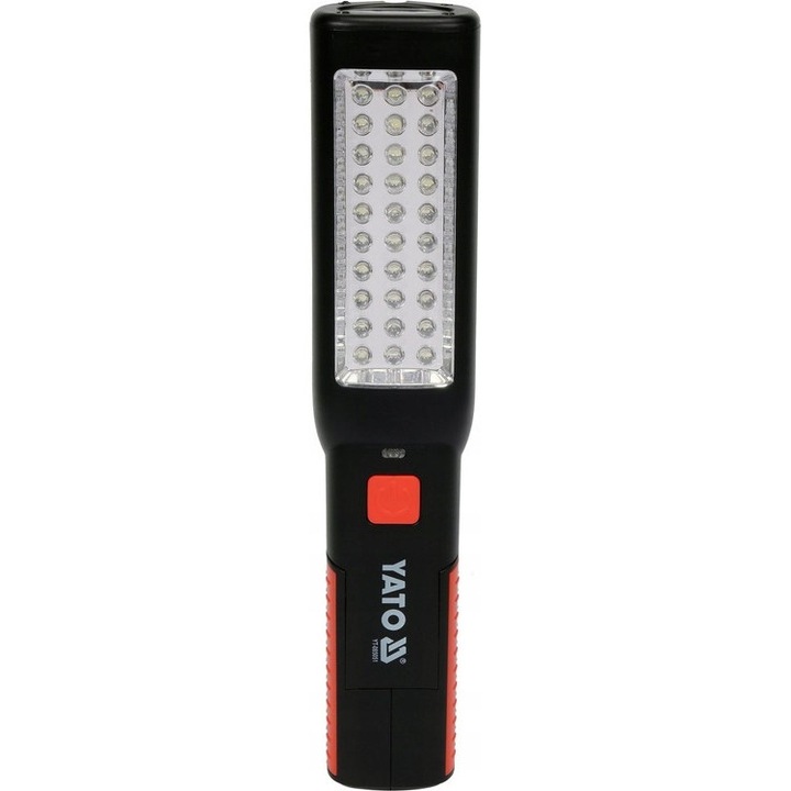Lampa de lucru YATO, acumulator, 100lm, 45lm, ABS, 280x56x35mm, set cu incarcator 230V si 12V