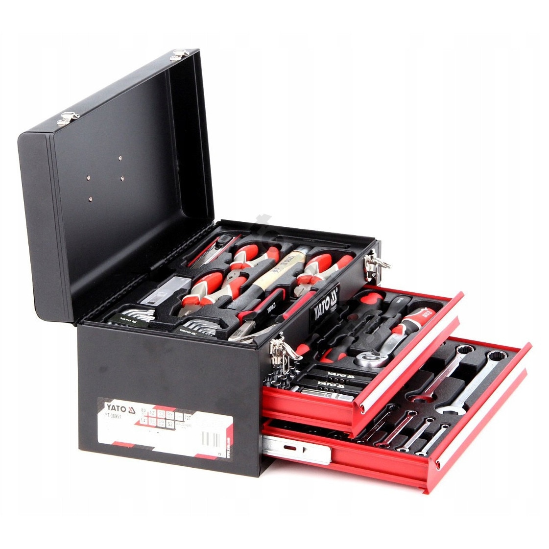 Set scule Yato, 80 piese, dimensiuni 10-19mm, 5-13mm, 1/4; 1/2