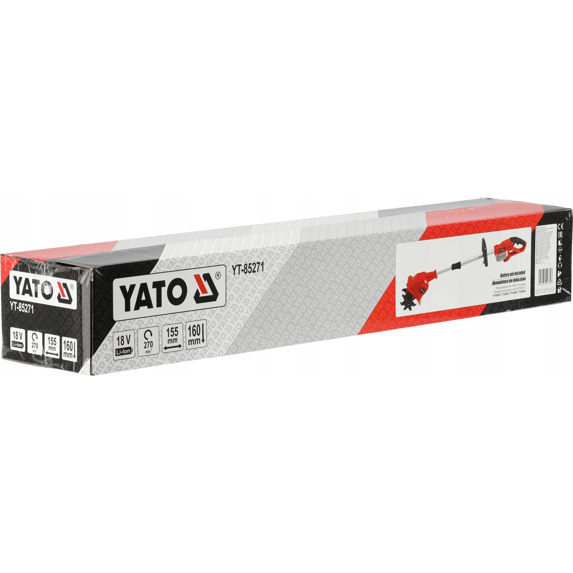 Sapaliga electrica, Yato, Rotativa, 18V, 160mm - eMAG.ro