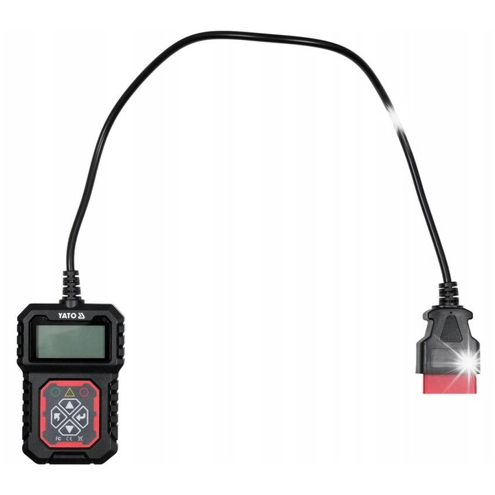Тестер за диагностика YATO OBD/EOBD YT-72978, LCD осветен, 12V, 0.16кг