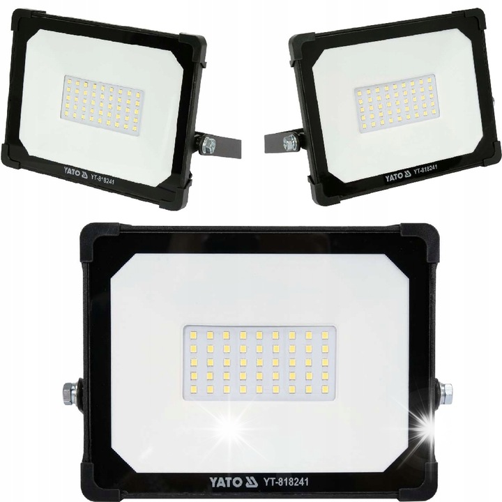 Proiector LED YATO 20W 1900lm IP65 negru 140x124.5x32mm