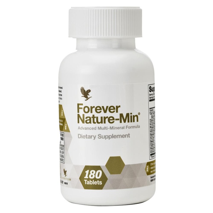 Forever Nature-Min - formula avansata care reuneste forme biodisponibile ale mineralelor, pentru absorbtie maxima
