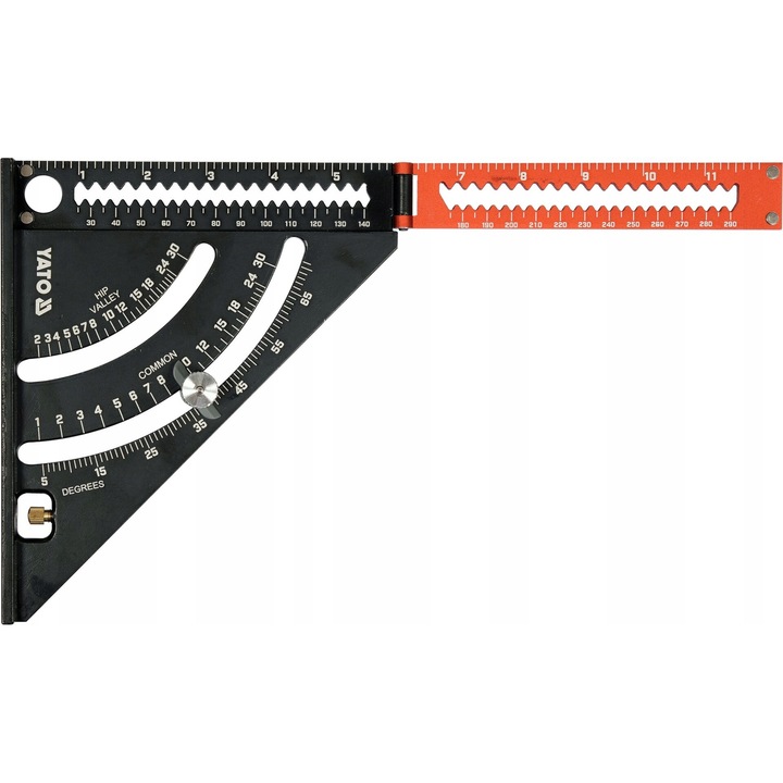 YATO fém derékszög, 210 mm, alumínium, 165x185x210-290 mm, 8 mm vastag