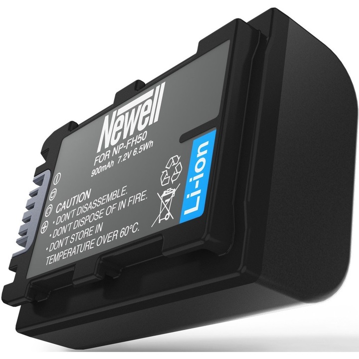 Acumulator Newell NP-FH50, 900mAh, 7.2V, pentru aparate foto Sony