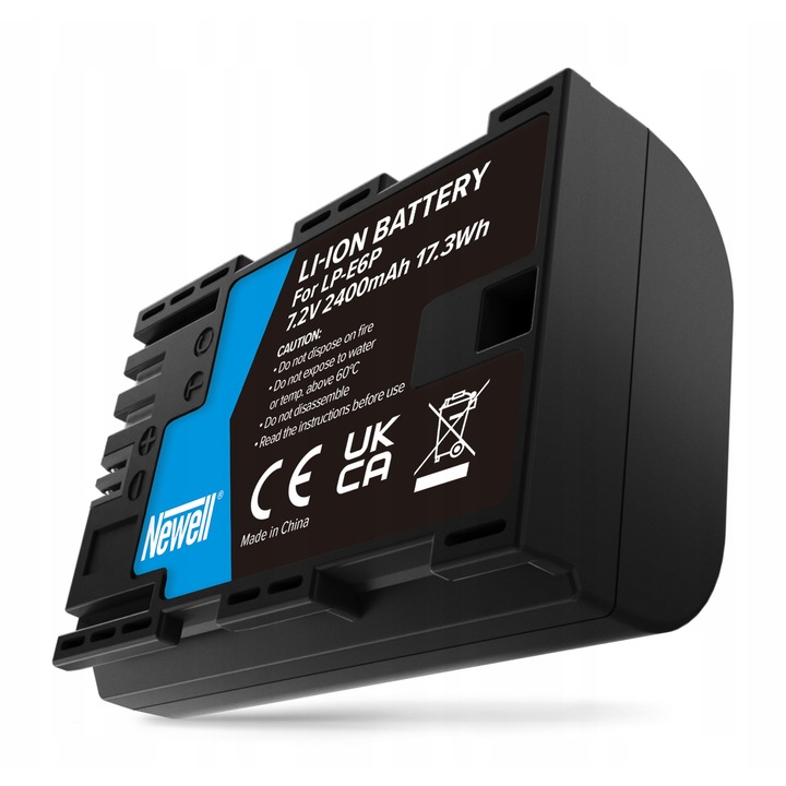 Acumulator Newell LP-E6P, 2400 mAh, compatibil cu Canon, tehnologie Li-ion