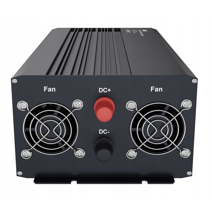Invertor 24V/230V Newell NL3683 2000W, 4000W csúcs, 2 AC aljzat, 1 USB, 37x17x9.5cm