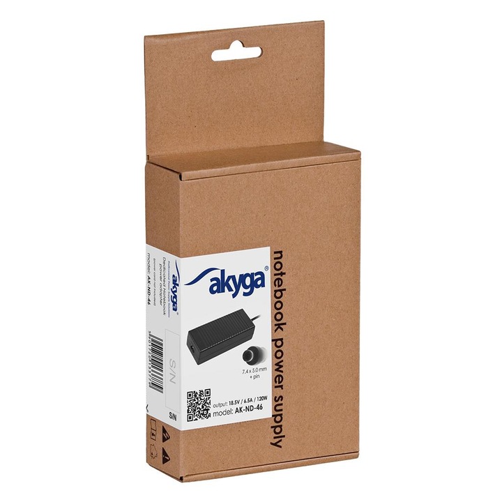 Akyga Notebook Adapter 120W HP (AK-ND-46) (AK-ND-46)
