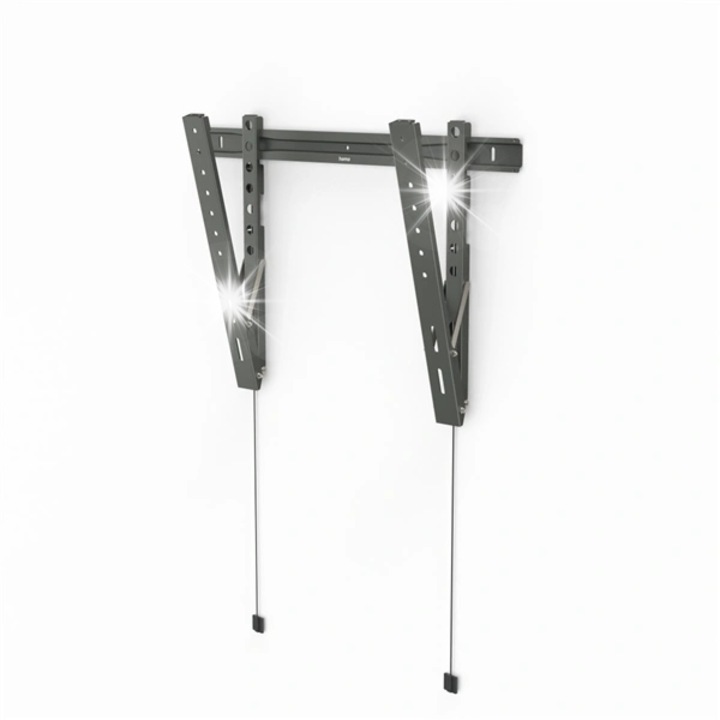 Стойка за телевизор Hama Ultraslim, накланяща се, 600x400, антрацит, 67,4x5x2см, за телевизори от 37" до 90"