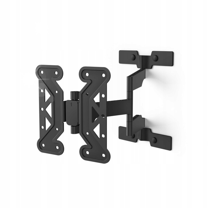 Стойка за телевизор Hama, 19-48 инча, черна, капацитет 25кг, монтаж на стена, пълно регулиране