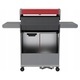 Газов грил 4+1, 14,2 kW, червен, размери 138x58x118см, 2 чугунени скари