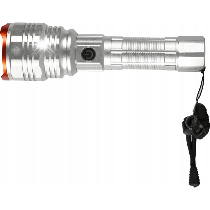 LED фенер 50W, 4500LM, 4 режима, алуминий, 170x28x50,3mm