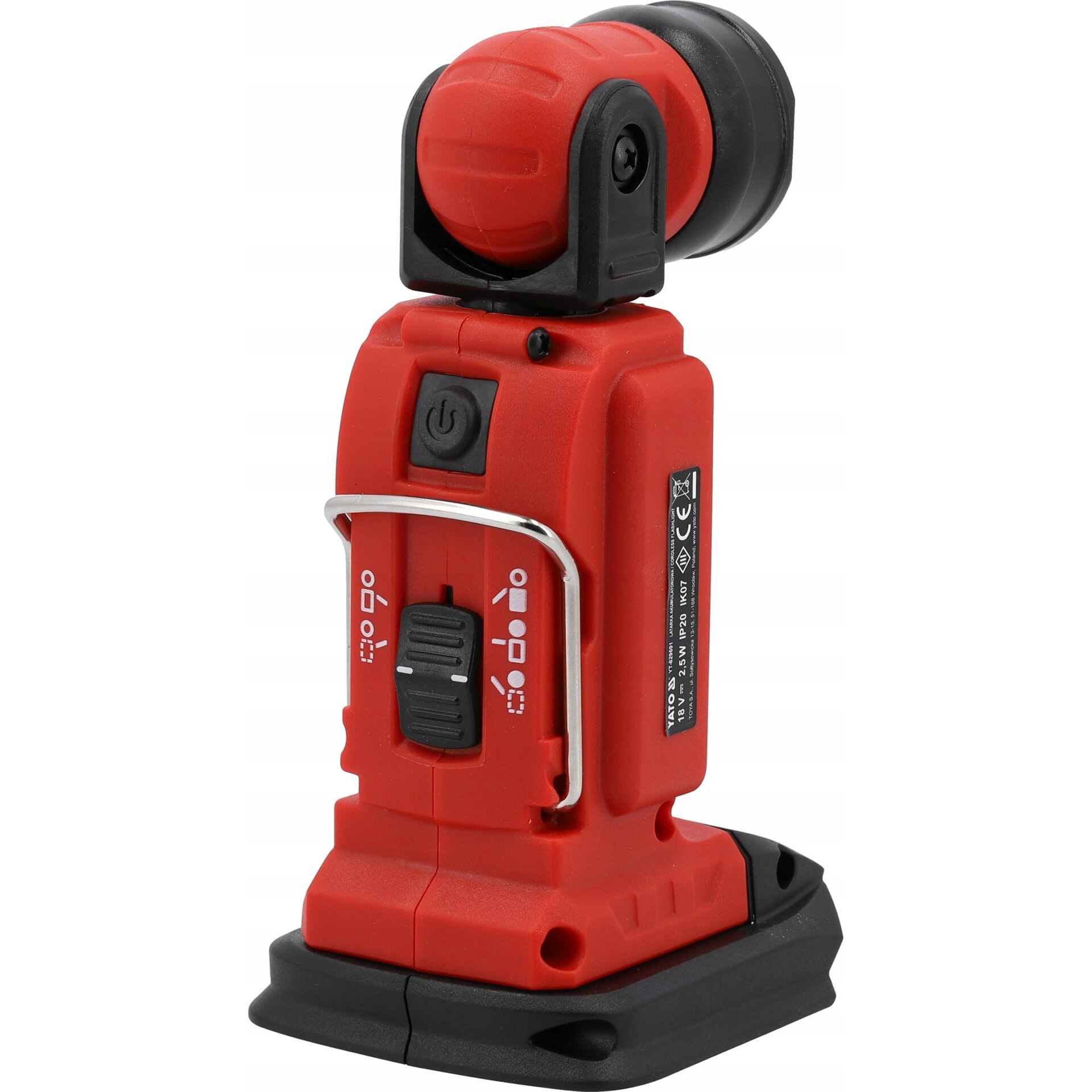 Lanterna YATO 2in1 18V 250LM, LED, IP20, 165x95x68mm - eMAG.ro
