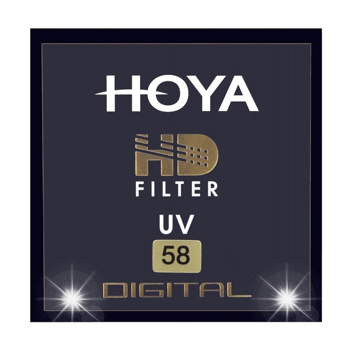 Hoya UV филтър 58 мм, устойчив, черен