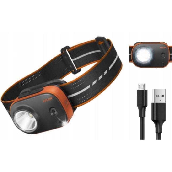 Челен фенер GP XPLOR PHR16, 300lm, USB-C, водоустойчив, пълен комплект