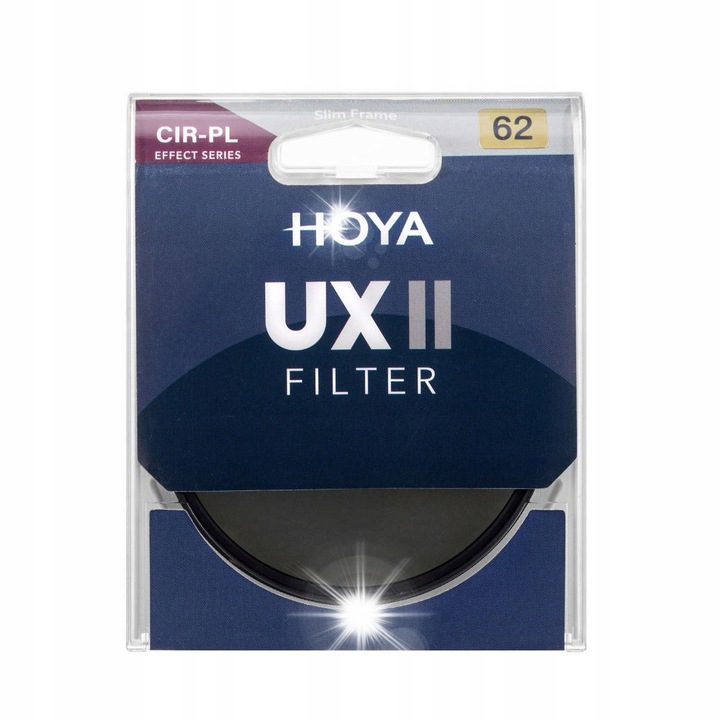 Поляризиращ филтър Hoya UX II 62mm, контрол на отраженията, черен