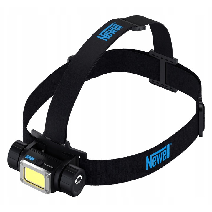 Челник Newell HL1000COB USB-C, 1000lm, IP54, батерия 18650, 74x43x40mm, пълен комплект