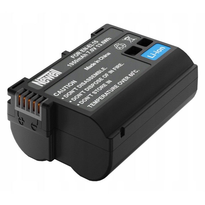Acumulator Newell EN-EL15, 1950mAh, Li-ion, compatibil cu Nikon