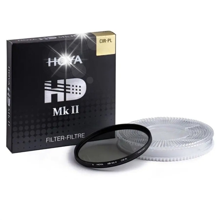 Поляризиращ филтър Hoya HD MkII CIR-PL 77mm, 16 слоя антирефлексно покритие, водоустойчив, комплект
