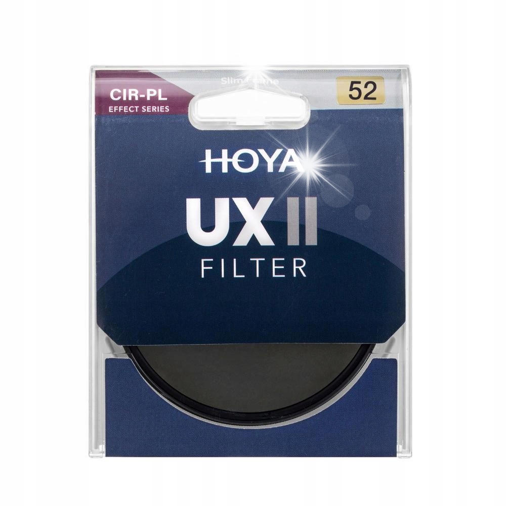 Filtru polarizator Hoya UX II 52mm, negru, design slim - eMAG.ro