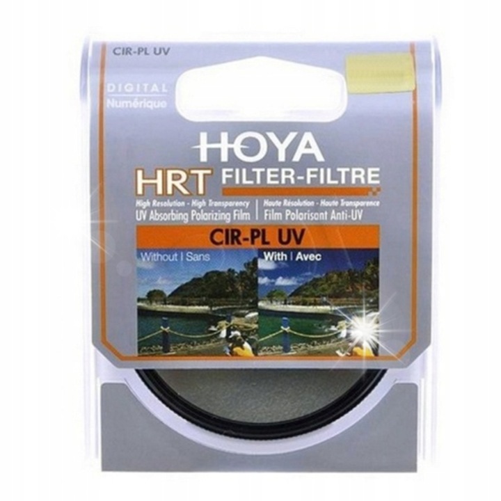 Кръгъл филтър Hoya HRT 82mm, висока прозрачност, UV абсорбция