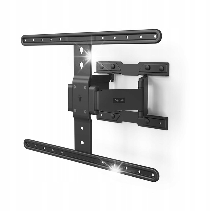 Стойка за телевизор Hama FULLMOTION Ultraslim, 600x400, 90", черна, капацитет 50 кг