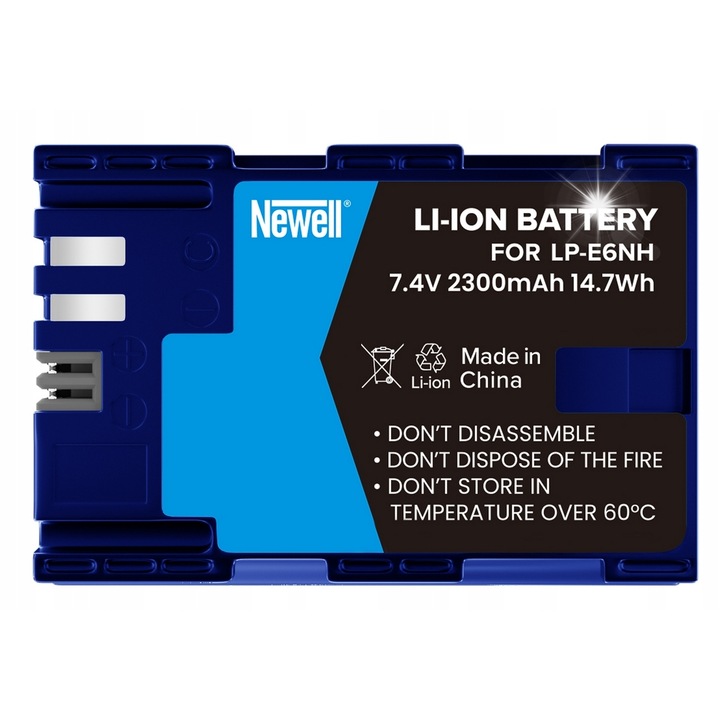 Baterie Newell SupraCell LP-E6NH, 2300 mAh, rezistent la temperaturi extreme, set