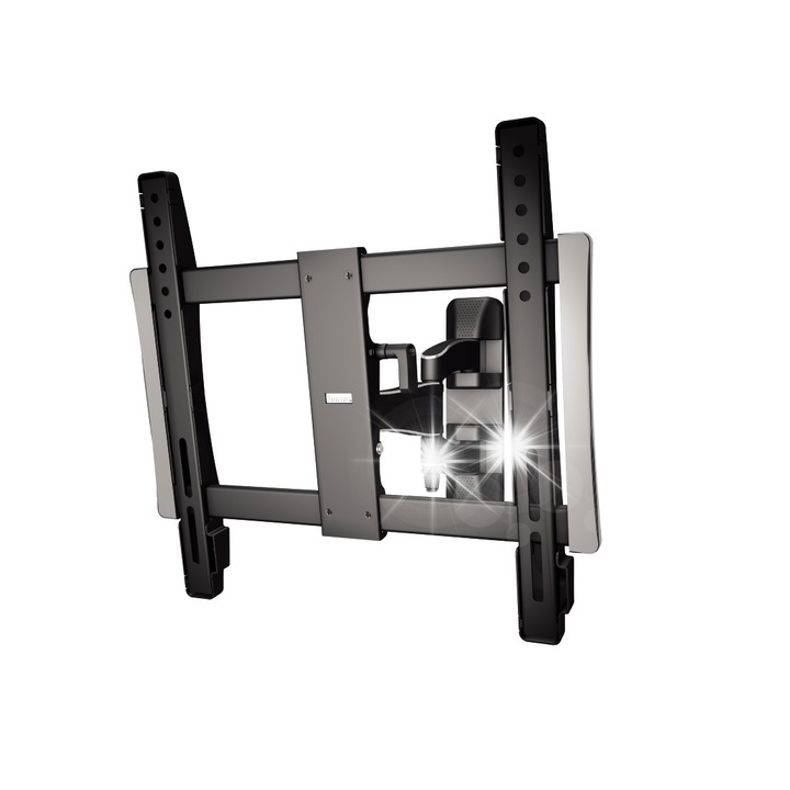 Стойка за телевизор Hama, 32-65 инча, алуминий, 50кг, Fullmotion, 440x74мм