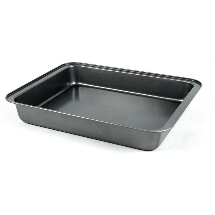 Тава за печене Vetro Plus 36x24,5см, графит, височина 5,5см
