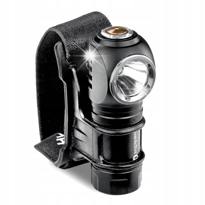 Мултифункционален фенер everActive FL-55R, 10W, 500 лумена, алуминиев, водоустойчив IP66, с Li-ion батерия 3,7V 800mAh, USB-C зареждане