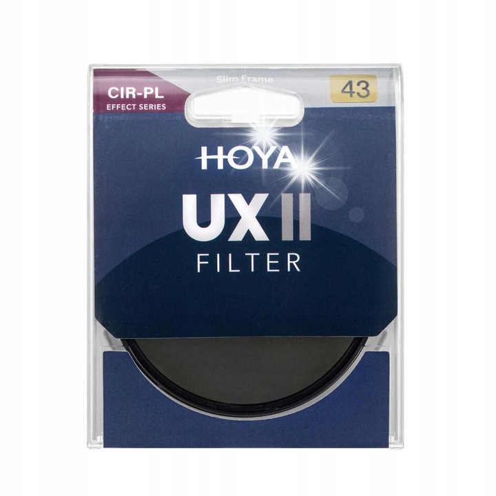 Поляризиращ филтър Hoya UX II 43мм, черен, за DSLR