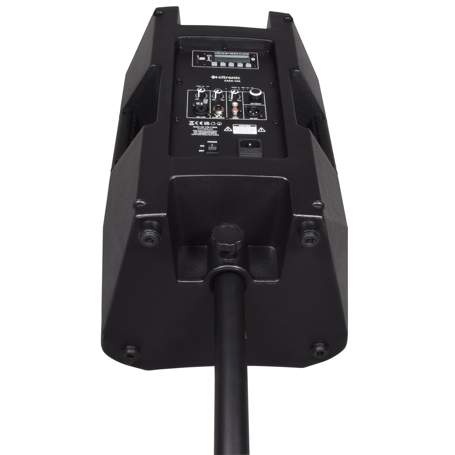 Boxa activa cu DSP Bluetooth 10 inch Citronic CASA-10A