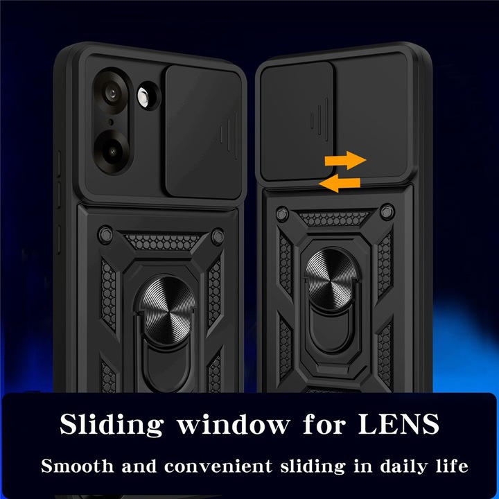 Защитен калъф, съвместим с OnePlus Nord CE5, Tim, черен