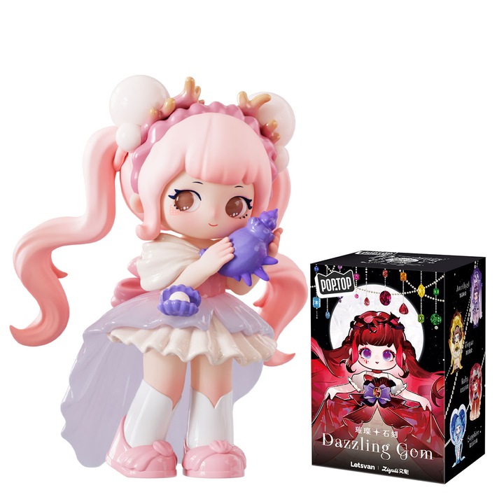 Figurina de colectie surpriza Letsvan, seria Ziyuli − Dazzling Gem