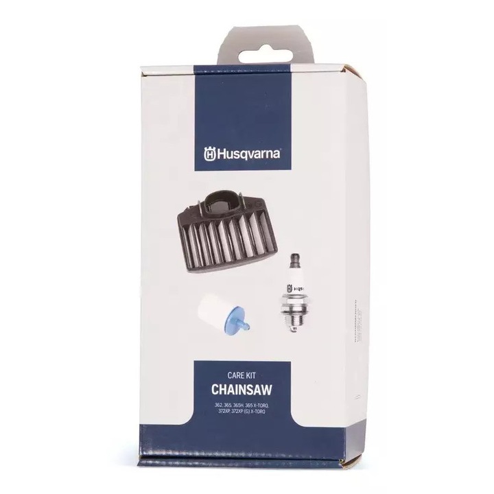 Kit de Intretinere drujba Husqvarna 365, 365 X-Torq, 372XP, 372XP X-Torq, Bujie, Filtru aer, Filtru combustibil