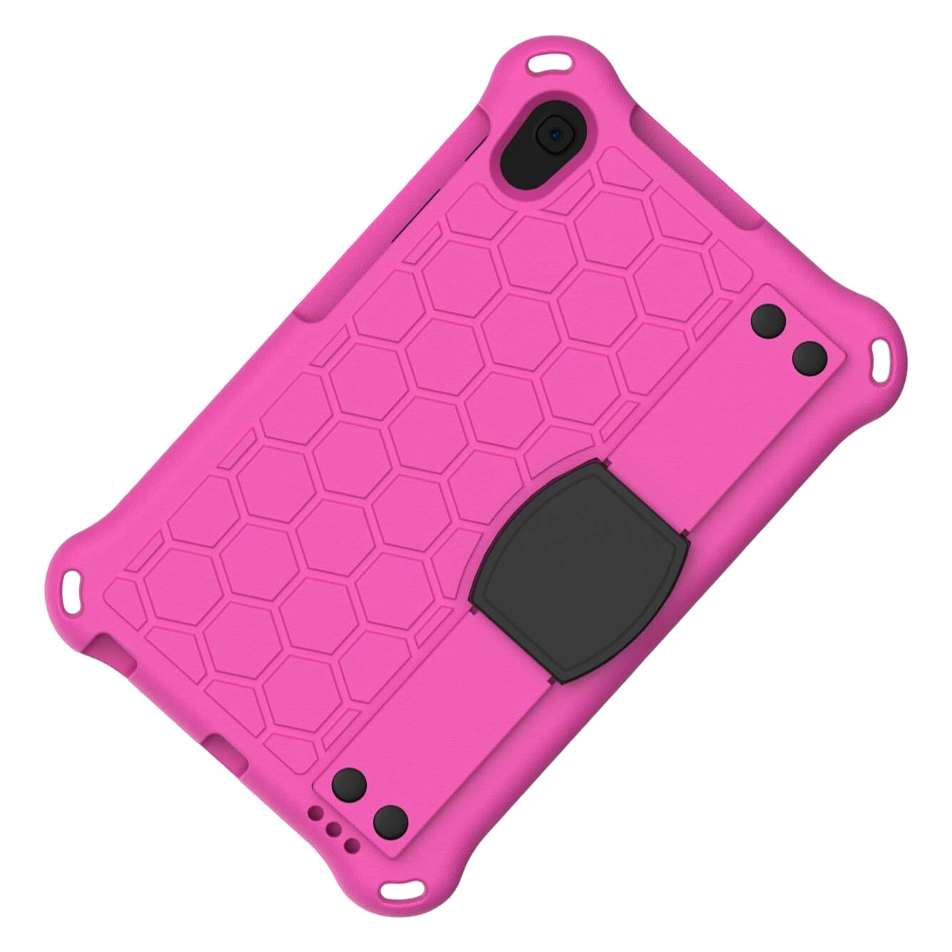 Etui pentru iPad Mini 6, roz, silicon, cu suport, curea de transport