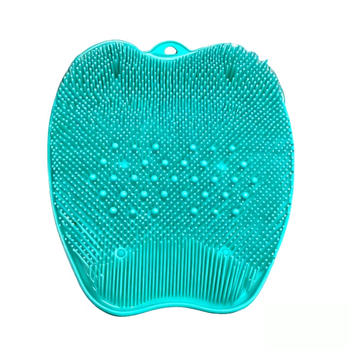 Szilikon lábmasszázs szőnyeg, terhes nők lábápolása, puha és kényelmes, zöld