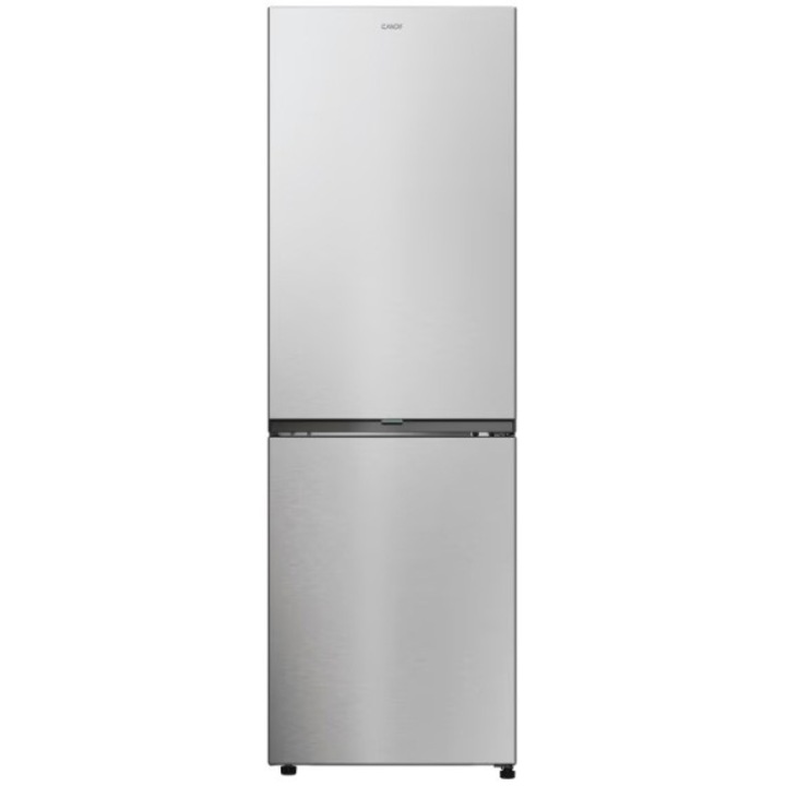 Combina frigorifica Candy ECN4CQTEX186, Total No Frost Circle Fresh, 355 litri, H 185cm, clasa E, conectivitate WiFi/ hOn app, Fresh Area, Humidity Area, Panorama Light, inox