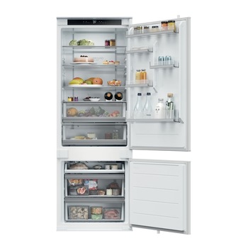 Combina frigorifica incorporabila Haier HBQW5719E, Total No Frost, 382 litri, clasa E, conectivitate WiFi/ hOn app, Air Surround, Humidity Zone, H 194/ L 70 cm