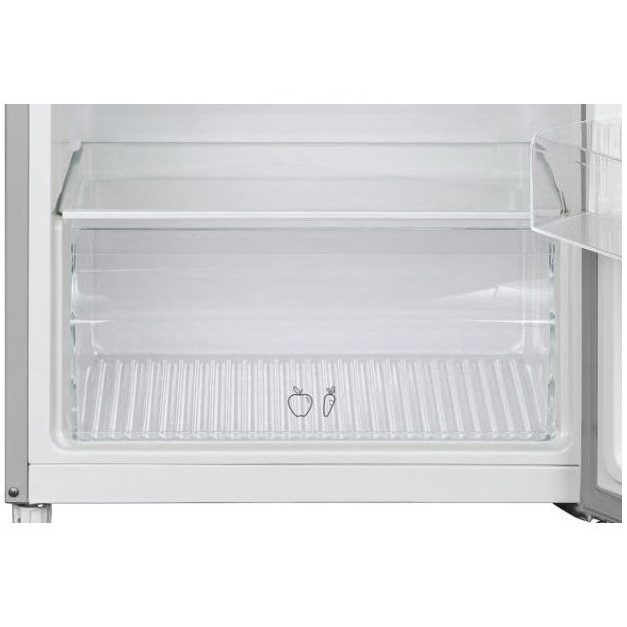 Frigider cu doua usi Candy CDG1S514ES, 211 l, H 143 cm, Clasa E, argintiu