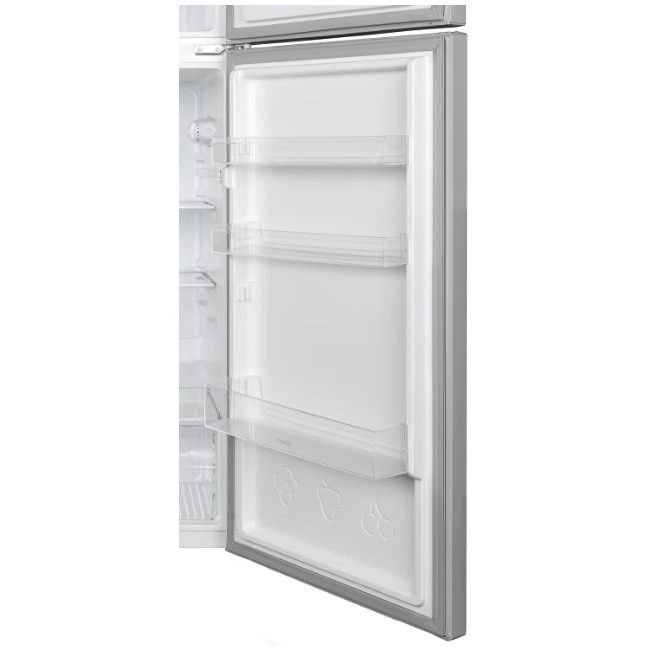 Frigider cu doua usi Candy CDG1S514ES, 211 l, H 143 cm, Clasa E, argintiu