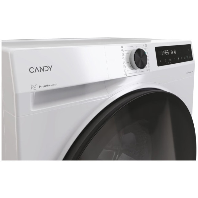 Masina de spalat rufe Candy BP 410BL8-S, clasa energetica A-20%, 10 kg, 1400 rpm, Motor Inverter, ProActive Wash, conectivitate WiFi/ hOn app, XL Soft Drum, Clean Shield, alba