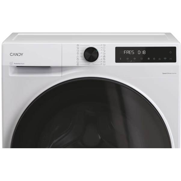 Masina de spalat rufe Candy BP 410BL8-S, clasa energetica A-20%, 10 kg, 1400 rpm, Motor Inverter, ProActive Wash, conectivitate WiFi/ hOn app, XL Soft Drum, Clean Shield, alba