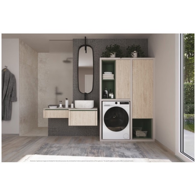 Masina de spalat rufe Candy BP 410BL8-S, clasa energetica A-20%, 10 kg, 1400 rpm, Motor Inverter, ProActive Wash, conectivitate WiFi/ hOn app, XL Soft Drum, Clean Shield, alba