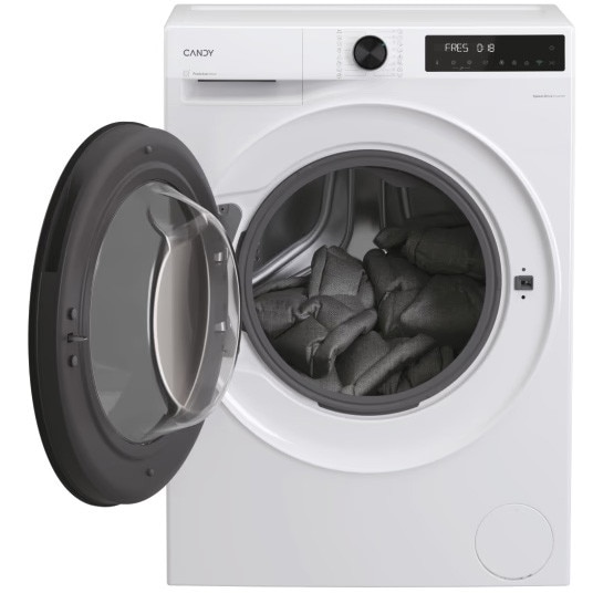 Masina de spalat rufe Candy BP 410BL8-S, clasa energetica A-20%, 10 kg, 1400 rpm, Motor Inverter, ProActive Wash, conectivitate WiFi/ hOn app, XL Soft Drum, Clean Shield, alba