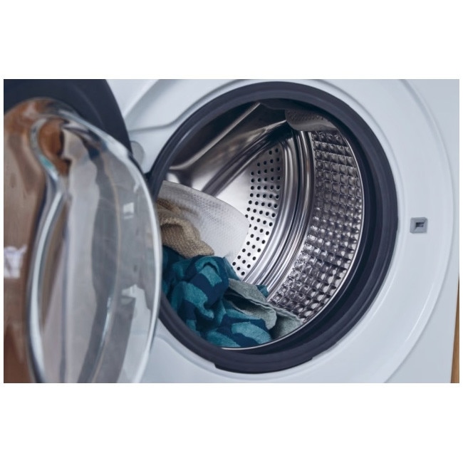 Masina de spalat rufe Candy BS B12B8-S, clasa energetica A-20%, 12 kg, 1400 rpm, Motor Inverter, ProActive EcoWash, conectivitate WiFi/ hOn app, XL Soft Drum, Clean Shield, alba