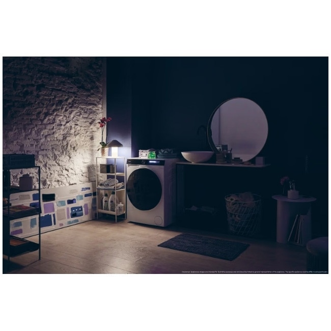 Masina de spalat rufe Candy BS B12B8-S, clasa energetica A-20%, 12 kg, 1400 rpm, Motor Inverter, ProActive EcoWash, conectivitate WiFi/ hOn app, XL Soft Drum, Clean Shield, alba