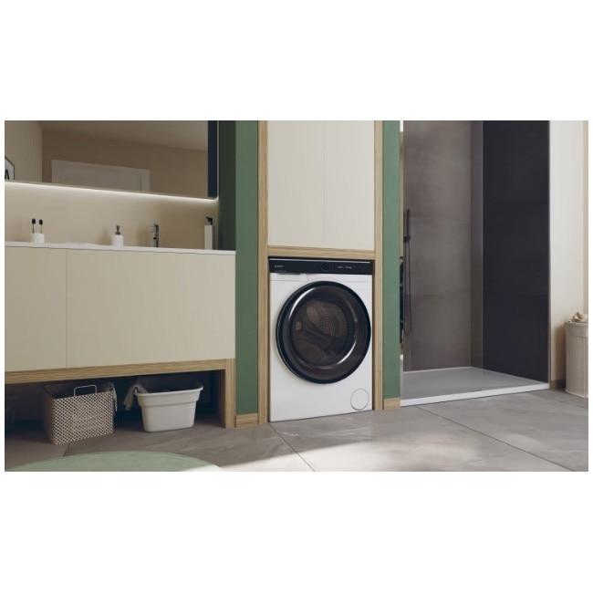 Masina de spalat rufe Candy BS B12B8-S, clasa energetica A-20%, 12 kg, 1400 rpm, Motor Inverter, ProActive EcoWash, conectivitate WiFi/ hOn app, XL Soft Drum, Clean Shield, alba